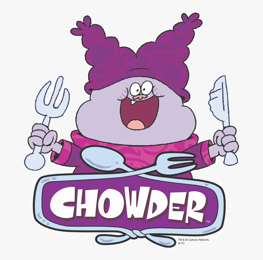 Chowder Logo Men"s Regular Fit T-shirt , Png Download - Cartoon Ne...