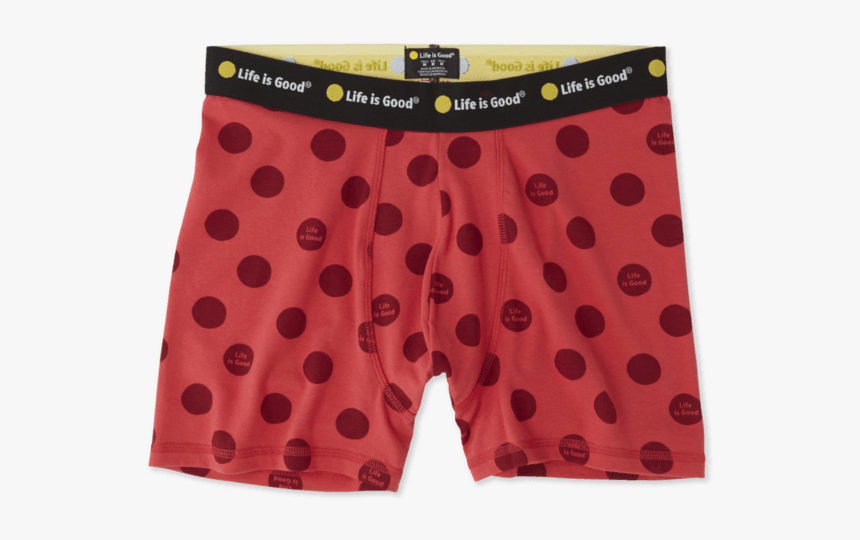 Men"s Life Is Good Boxer Brief - Polka Dot, HD Png Download, Free Download