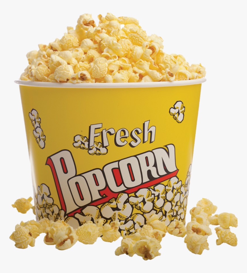 Popcorn Png Hd Quality - Popcorn Bucket Png, Transparent Png, Free Download