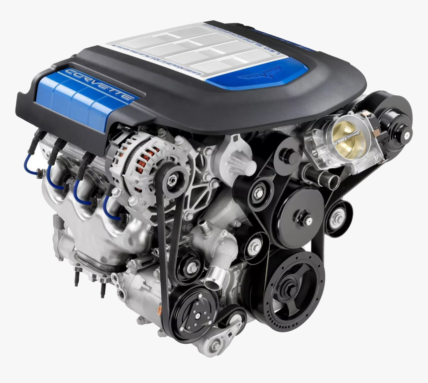 Engine, Motor Png - American Muscle Car Engine, Transparent Png, Free Download