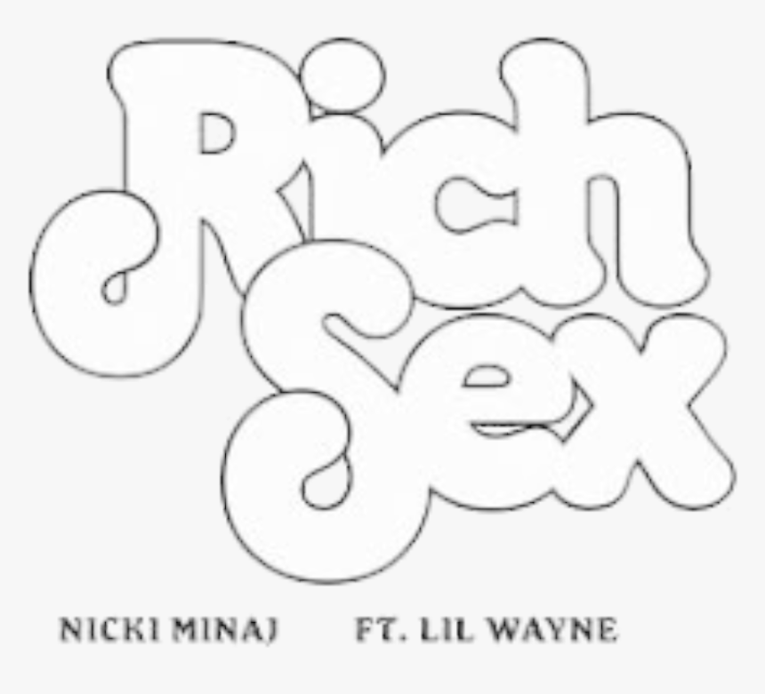 File - Richsx Logo - Svg - Rich Sex Nicki Minaj Album - Calligraphy, HD Png Download, Free Download