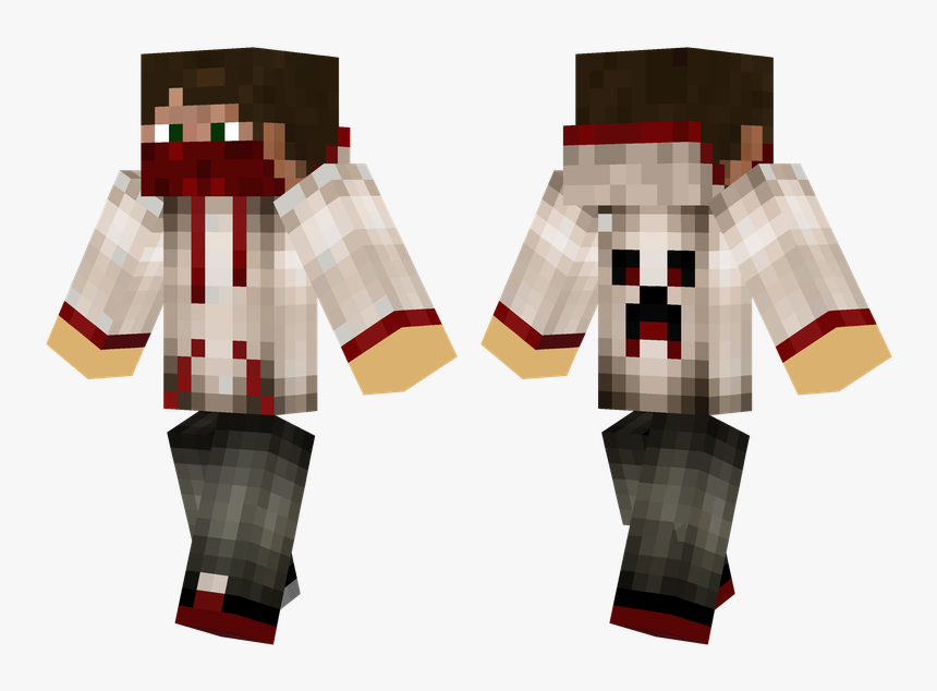 Gray Hoodie Boy Mcpe Skin, HD Png Download, Free Download