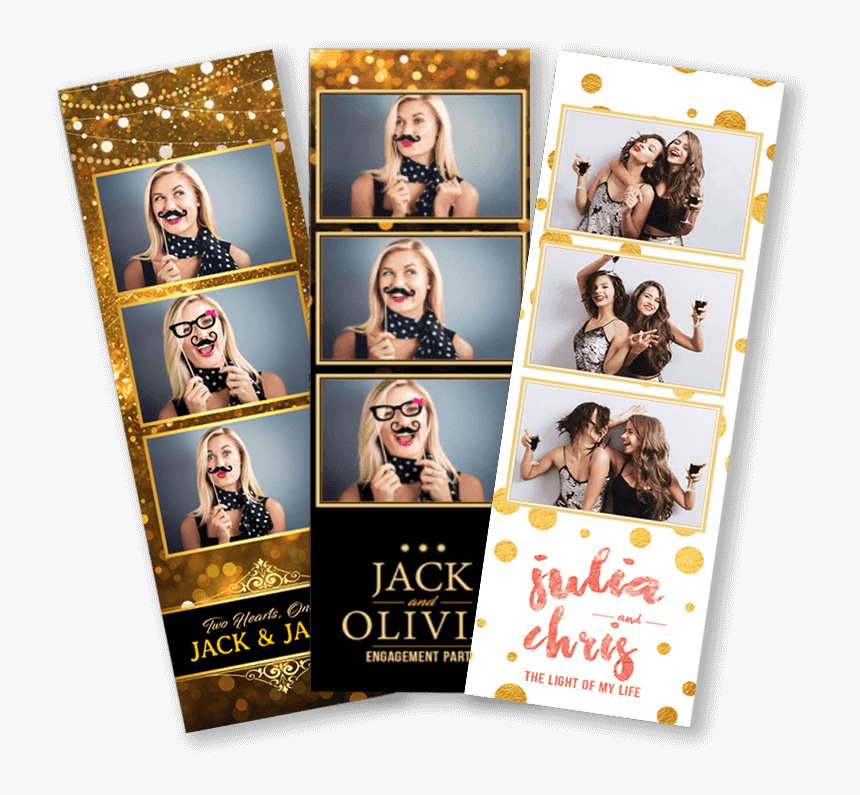 Glitter & Gold Template Set - Collage, HD Png Download, Free Download