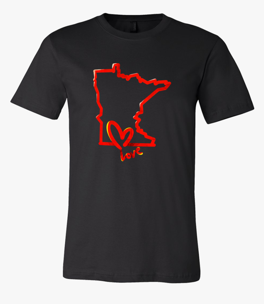 Love Minnesota State Flag Map Outline Souvenir Gift - Taco Any Day Shirt, HD Png Download, Free Download