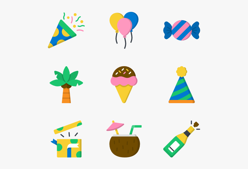 Summer Party Png - Party Summer Png Icons, Transparent Png, Free Download
