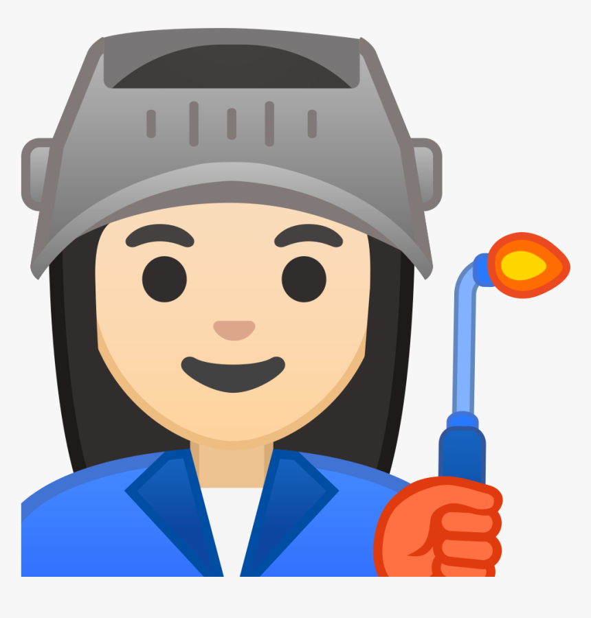 Woman Factory Worker Light Skin Tone Icon - Factory Worker Man Emoji, HD Png Download, Free Download