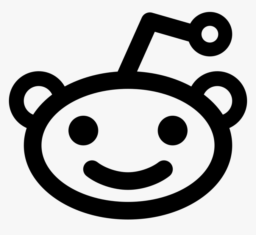 Reddit - White Reddit Logo Png, Transparent Png, Free Download