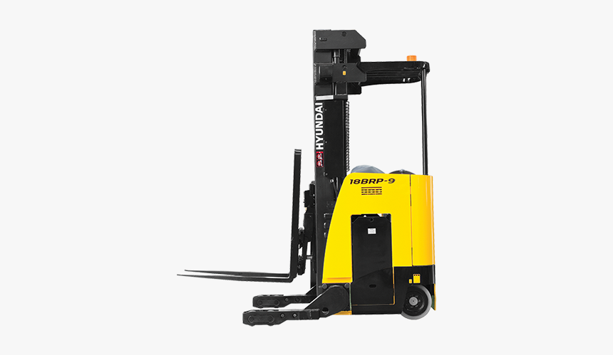 Hyundai Electric Stand-up Forklift - Reach Truck Hyundai, HD Png Download, Free Download