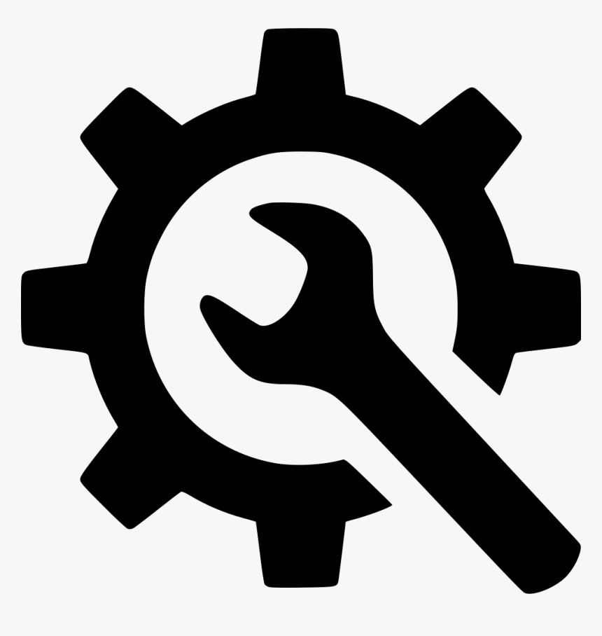 Configuration Control Gear Preferences Repair Setting - Gear And Wrench Icon, HD Png Download, Free Download