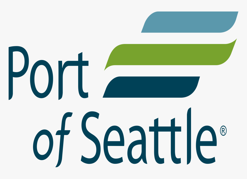 Port Of Seattle Logo White Png, Transparent Png, Free Download