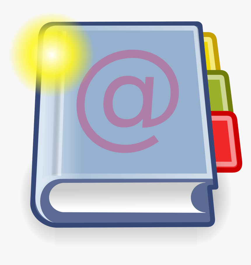 Address Book Free Clip Art, HD Png Download, Free Download