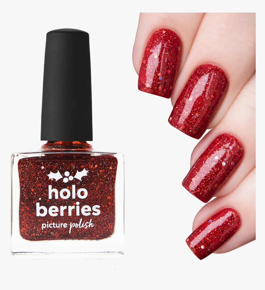 Nail Polish Holo Berries - Pink Colour Nail Polish, HD Png Download, Free Download