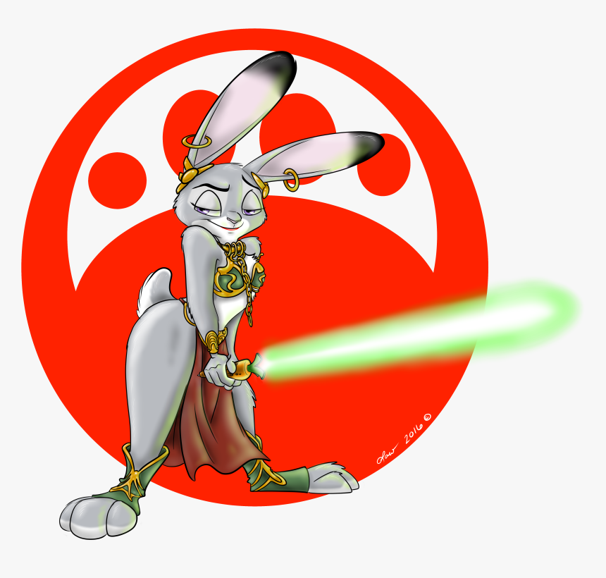 Judy Hopps Slave Leia, HD Png Download, Free Download