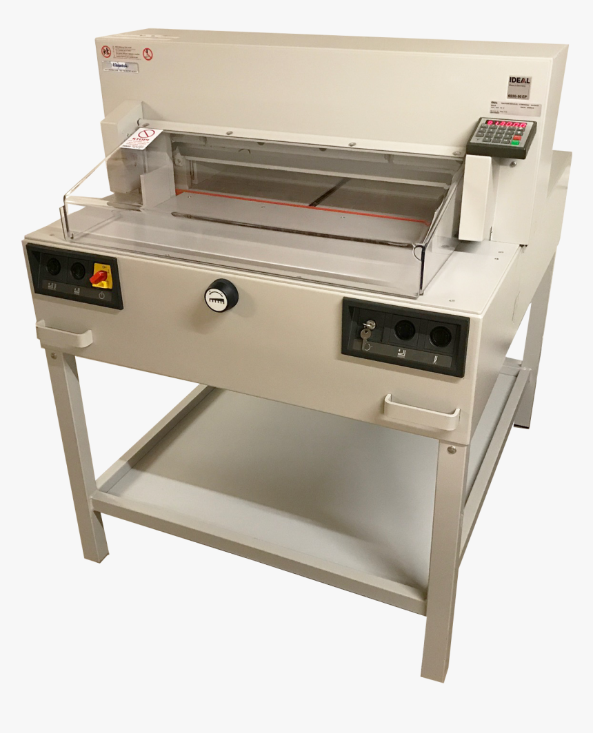 Pre Used Ideal 6550 95ep 9 Program Guillotine , Png - Drawer, Transparent Png, Free Download