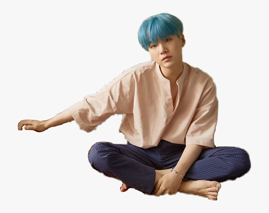 #suga
#bts
#minyoongi - Person Sitting Down Transparent Background, HD Png Download, Free Download