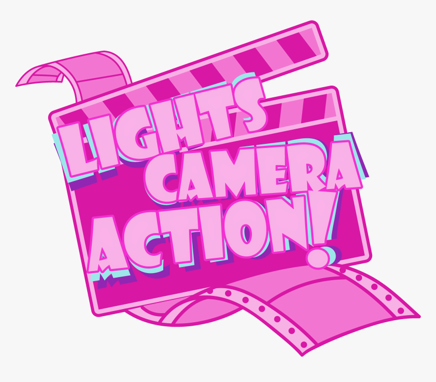 Lights Camera Action Png Pink Transparent Png Kindpng