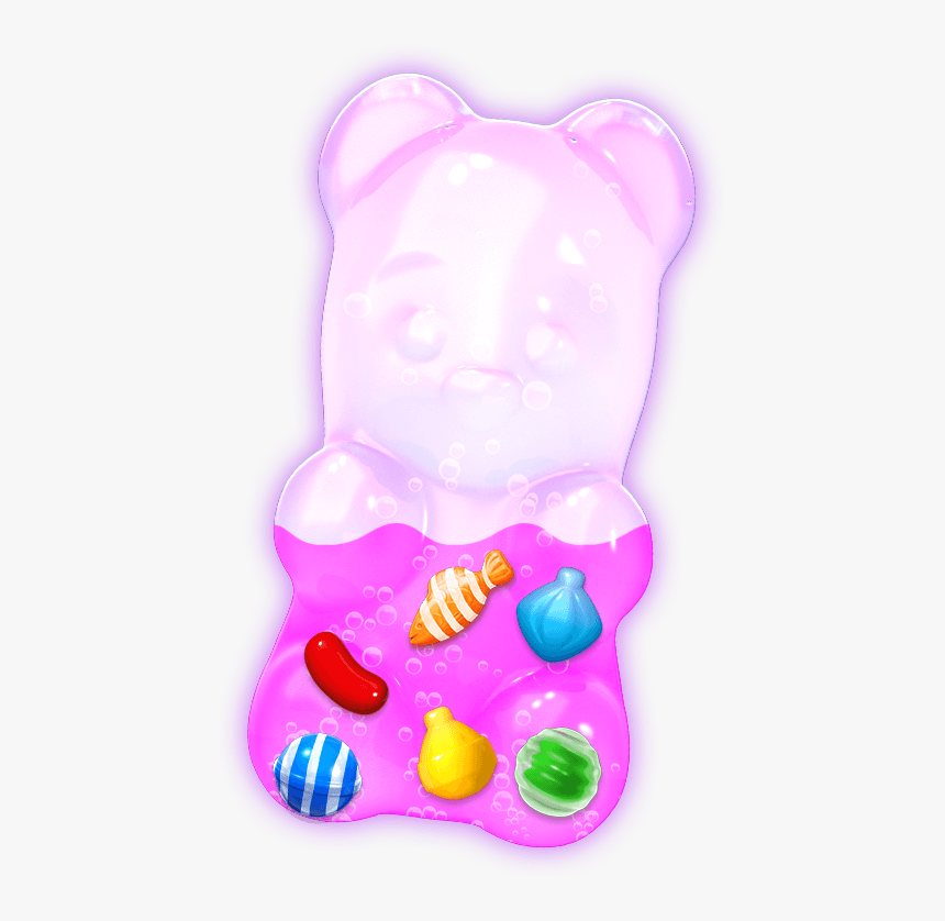 Candy Crush Soda Png - Gummy Bear Candy Crush, Transparent Png, Free Download
