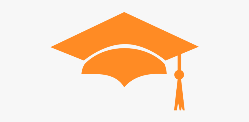 Graduate Icon Transparent Orange, HD Png Download, Free Download
