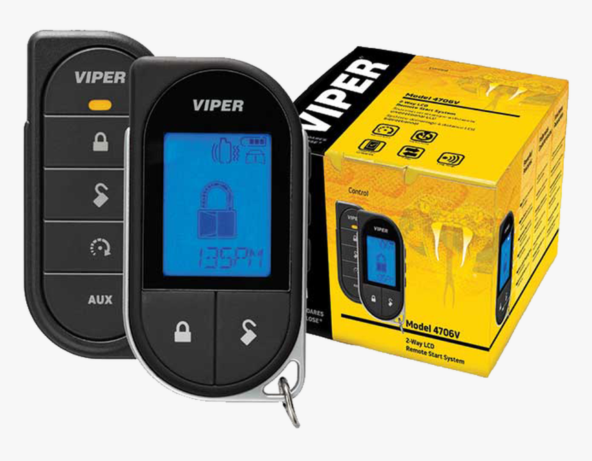 Viper 4706v Lcd Remote Start With 1 Mile Range, HD Png Download, Free Download