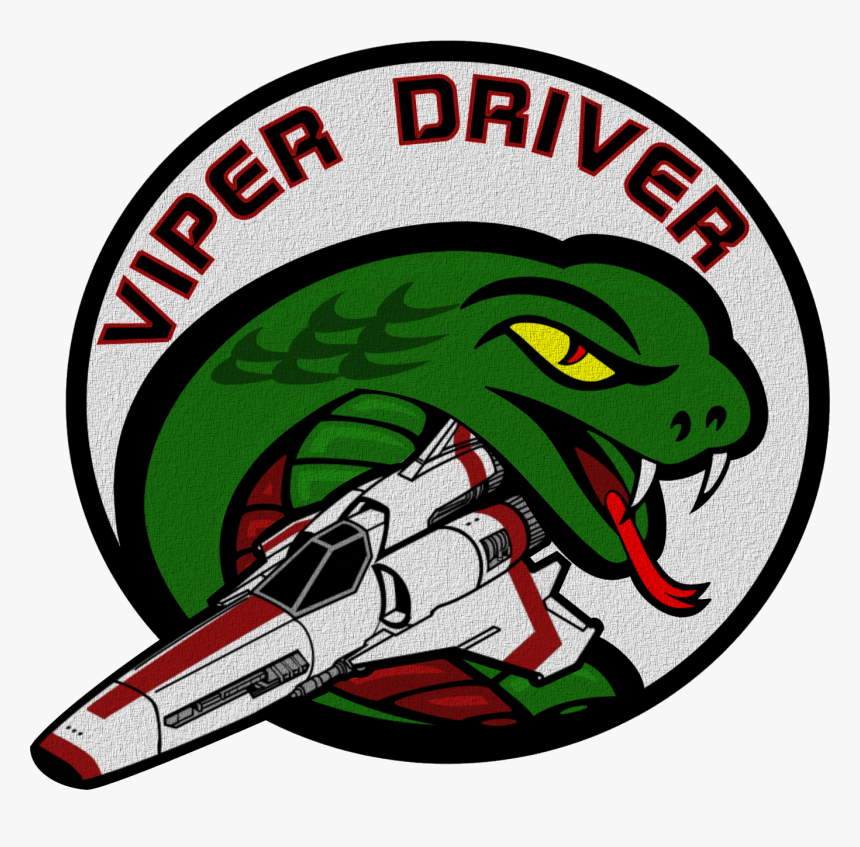 Battlestar Galactica Viper Driver Flight Patch By Viperaviator-d9y8od0 - Viper Battlestar Galactica Logo, HD Png Download, Free Download