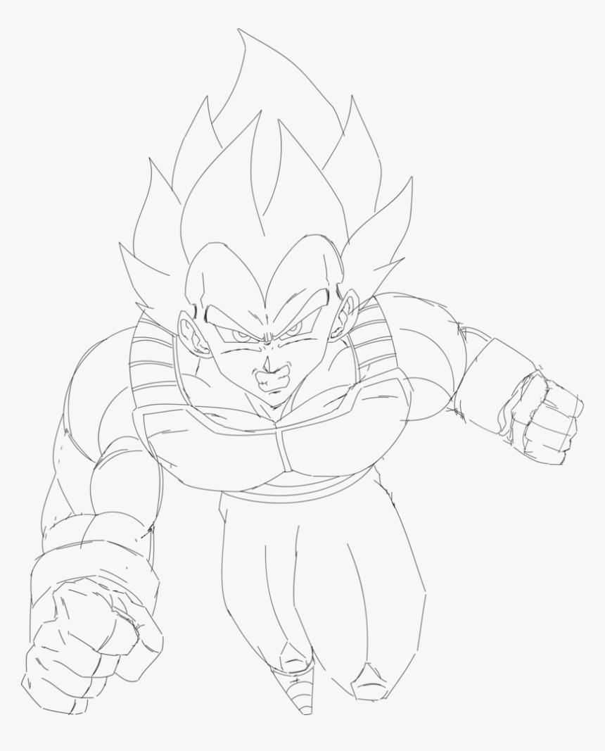 28 Collection Of Ui Goku Coloring Pages - Line Art, HD Png Download, Free Download