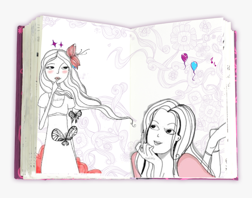 Violetta Dairies World Myfirstworld - Violettas Diary Drawings, HD Png Download, Free Download