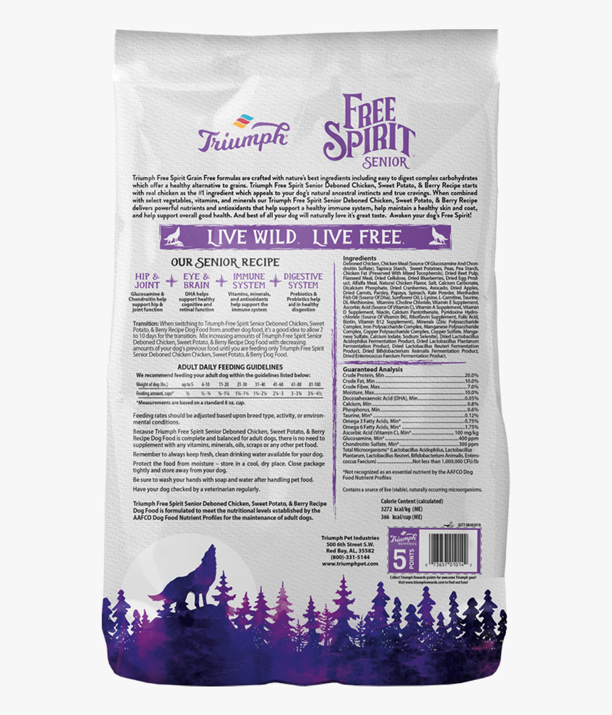 Triumph Dog Free Spirit 13lbback - Food, HD Png Download, Free Download