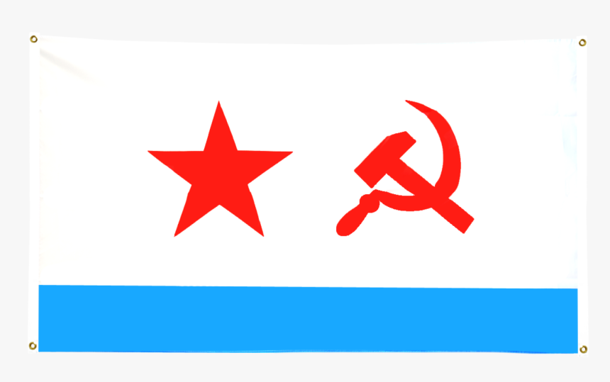 Ussr Soviet Navy Flag For Balcony - Soviet Military Flag, HD Png Download, Free Download