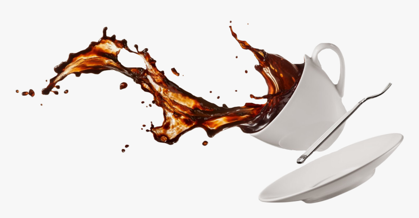 Coffee Spill Out, HD Png Download, Free Download