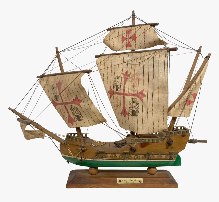 Caravel Drawing Santa Maria Ship - Santa Maria Ship Png, Transparent Png, Free Download