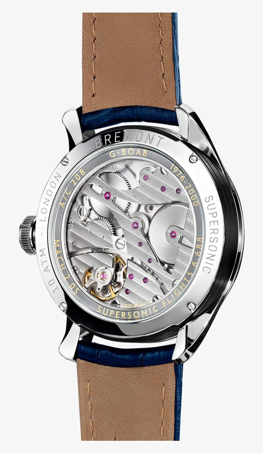 Bremont Supersonic Limited Edition Wg Back - Bremont Supersonic, HD Png Download, Free Download