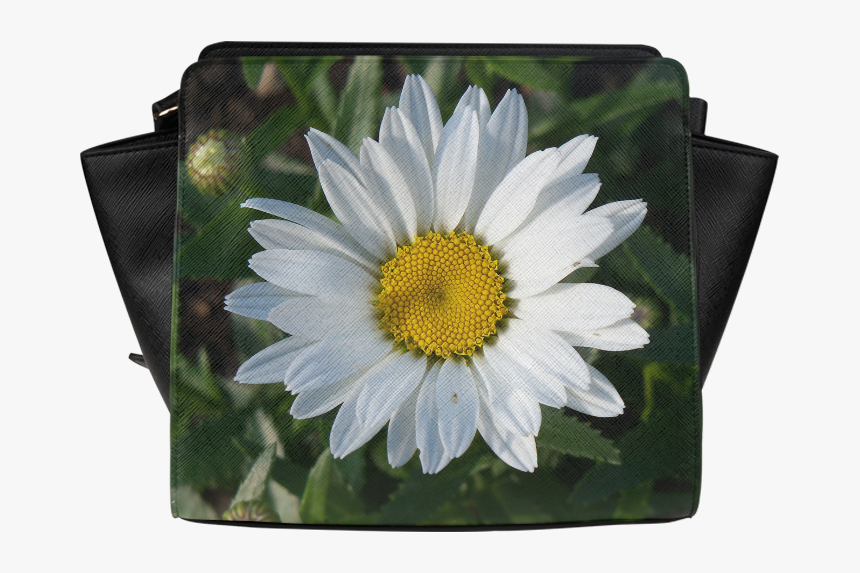 White Daisy Satchel Bag - Camomile, HD Png Download, Free Download
