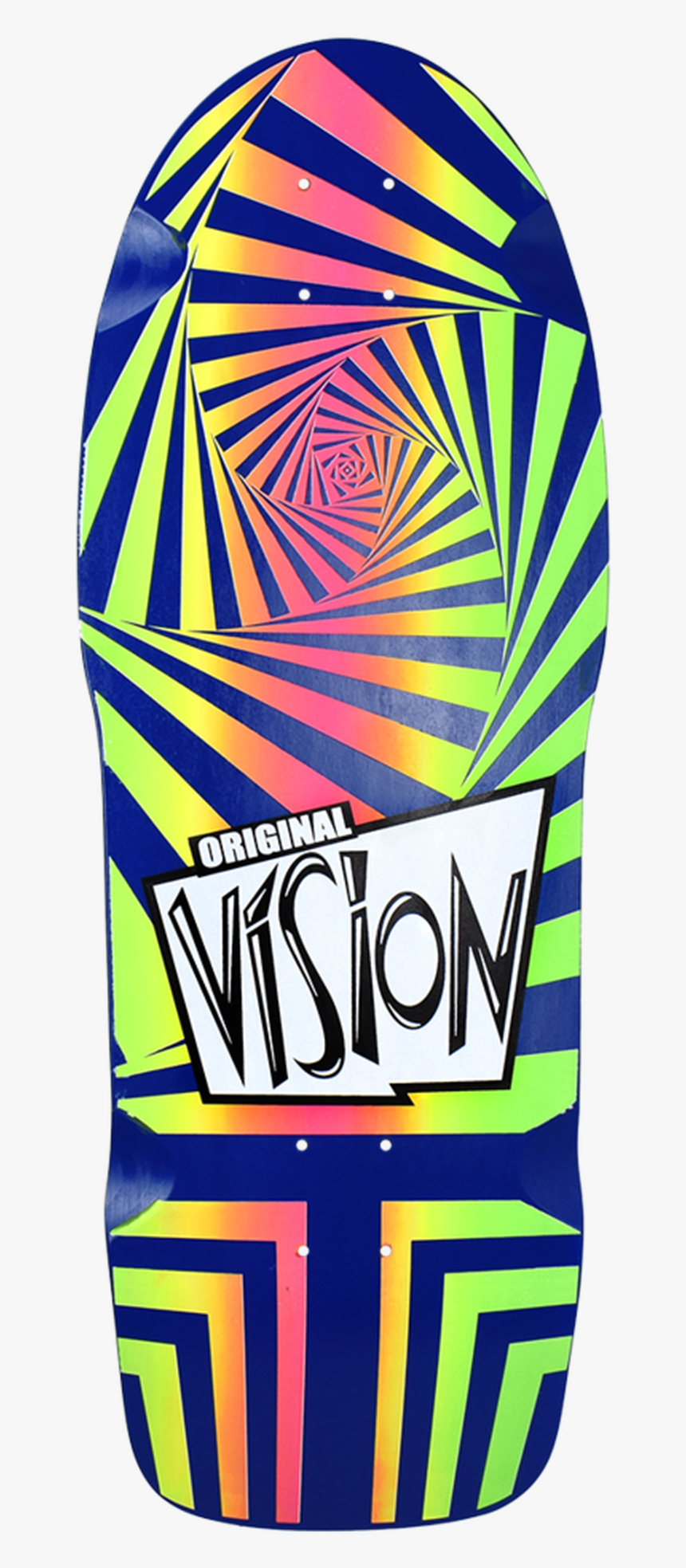 Vision Old School Reissue Deck Rainbow Screened - Vision Skateboards, HD Png Download, Free Download