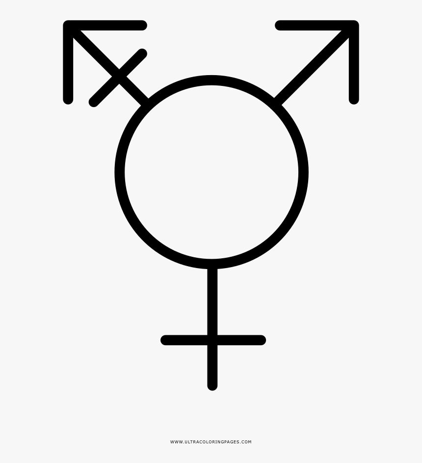 Transgender Coloring Page - Poliamor Sibolos, HD Png Download, Free Download