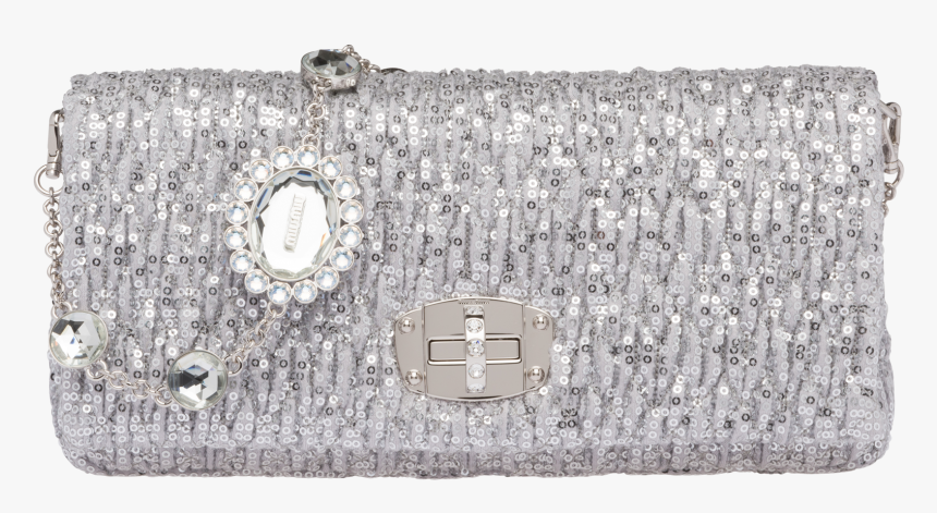 Sequined Bag With Embellishments - Handbag, HD Png Download, Free Download