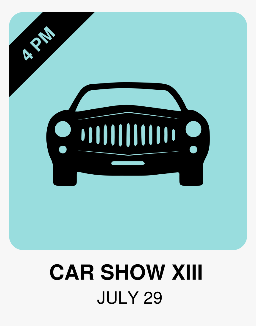 13th Annual Car Show - Car Icon Png, Transparent Png, Free Download