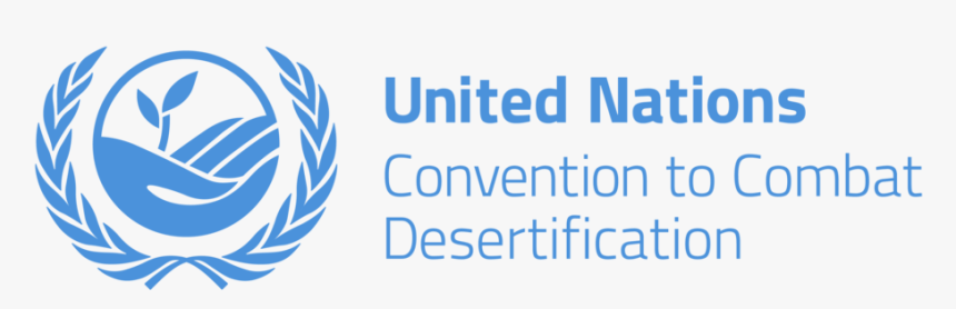 Unccd Logo Horizontal En Rgb Blue Transparent - Un Climate Change Logo, HD Png Download, Free Download