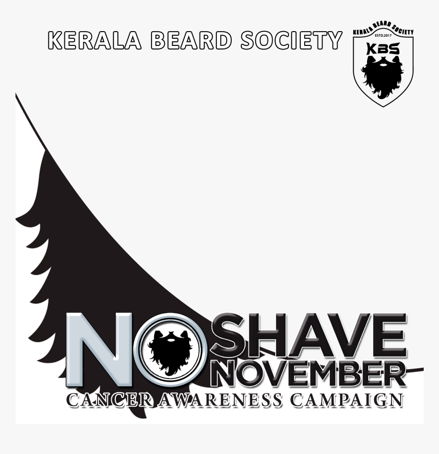 No Shave November Logo Png, Transparent Png, Free Download