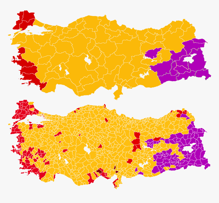 Turkish General Election, November 2015 Map - 2018 Turkish General Election, HD Png Download, Free Download