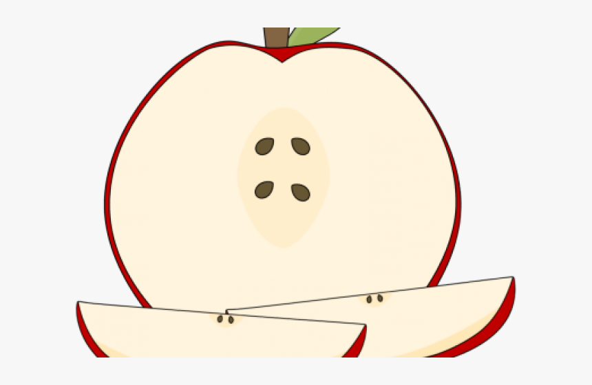 Drawn Apple Apple Slice - Circle, HD Png Download, Free Download