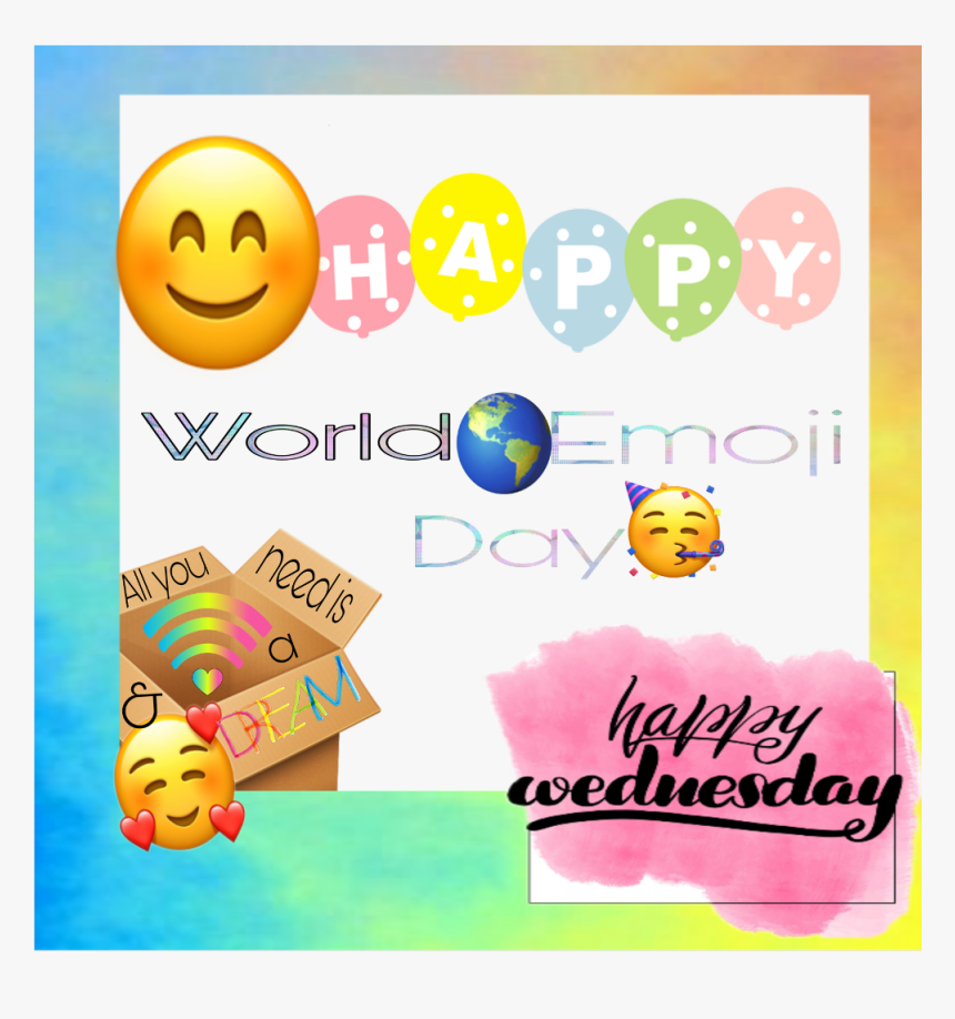 #happy #world #emoji #day #worldemojiday - Smiley, HD Png Download, Free Download