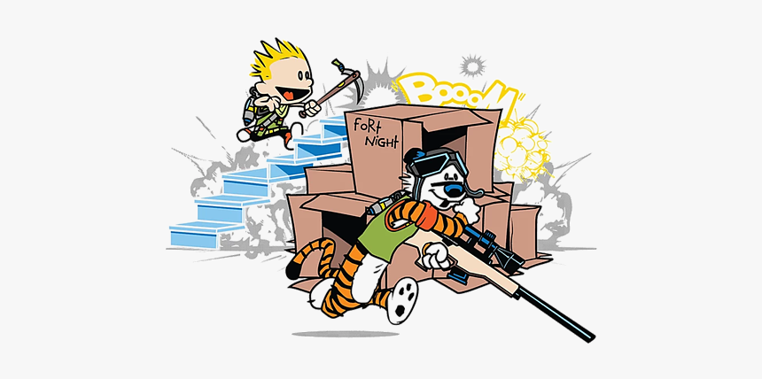 Calvin And Hobbes Gun, HD Png Download, Free Download