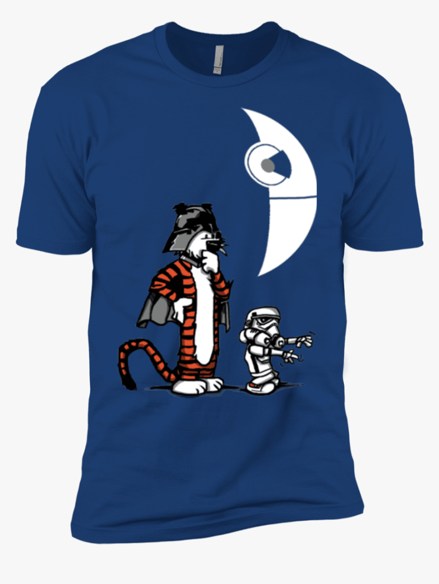 Darth Hobbes & Calvin Trooper Boys Premium T-shirt - Buenos Dias Calvin Y Hobbes, HD Png Download, Free Download