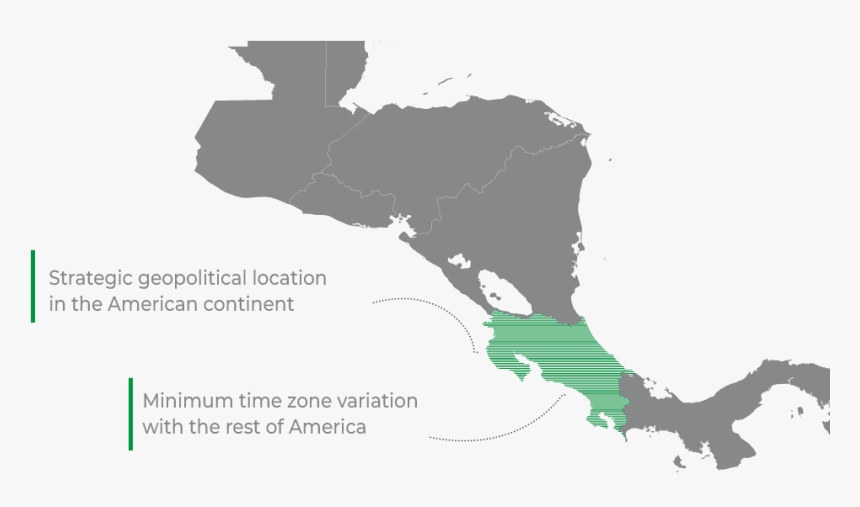 Why Costa Rica - Central America Map Flag, HD Png Download, Free Download