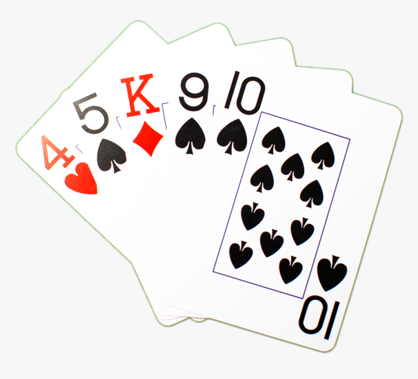 #poker #cards - Gold Royal Flush Playing Cards, HD Png Download, Free Download