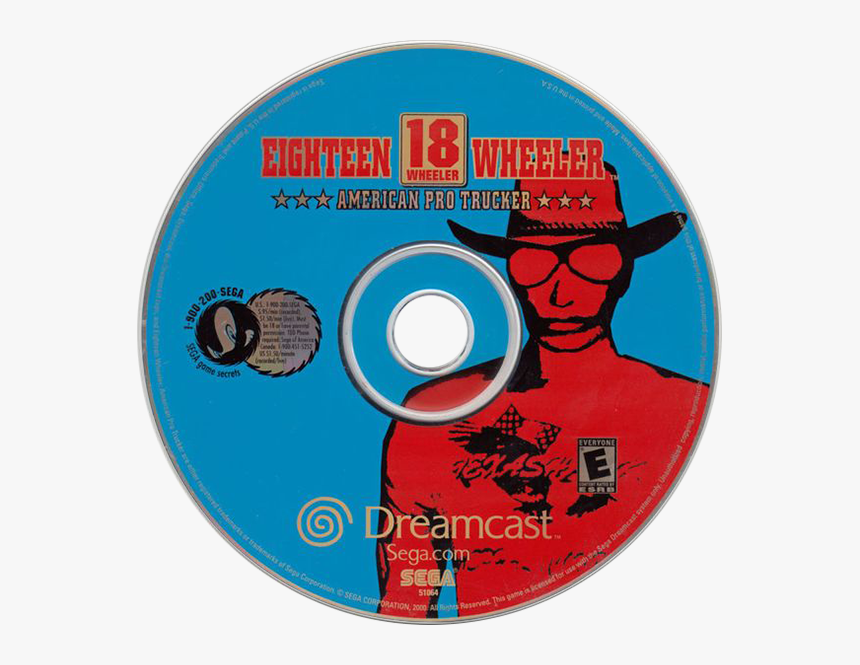 18 Wheeler American Pro Trucker Dreamcast Disk, HD Png Download, Free Download