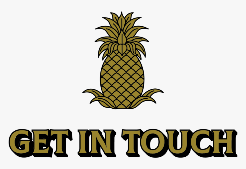 Luckypineapplegetintouch - Pineapple, HD Png Download, Free Download