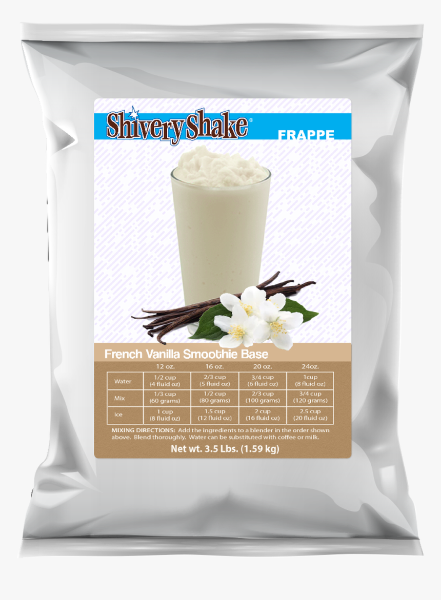 Shivery Shake French Vanilla Smoothie Base - Milkshake, HD Png Download, Free Download