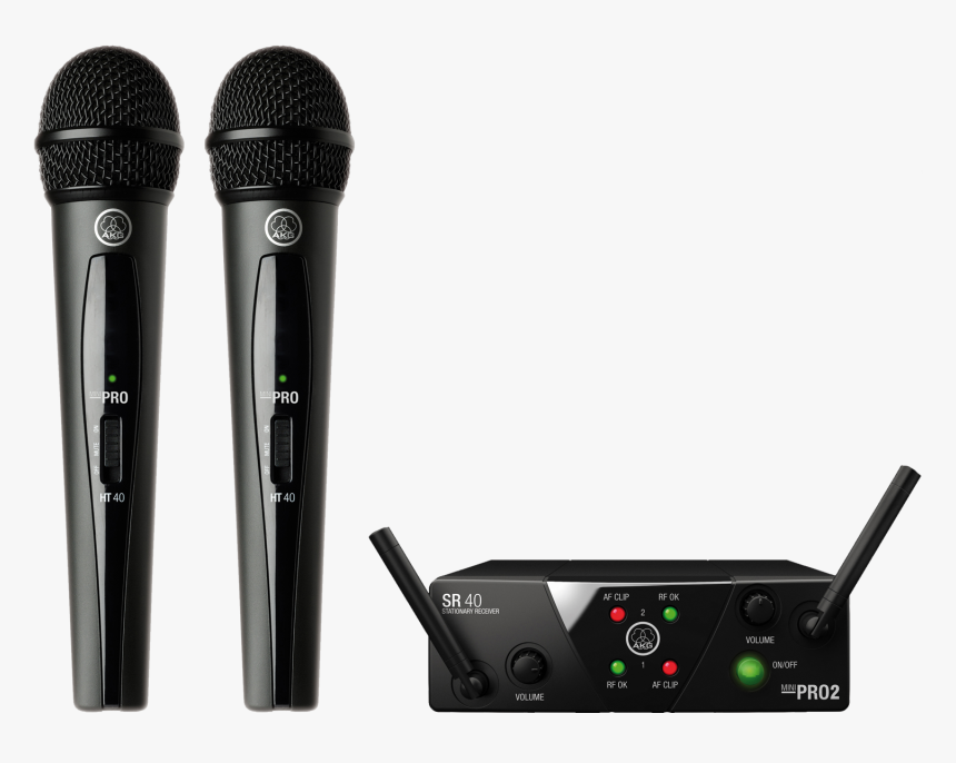 Wms40 Mini Dual Vocal Set - Wms 40 Mini Dual Vocal Set Akg, HD Png Download, Free Download