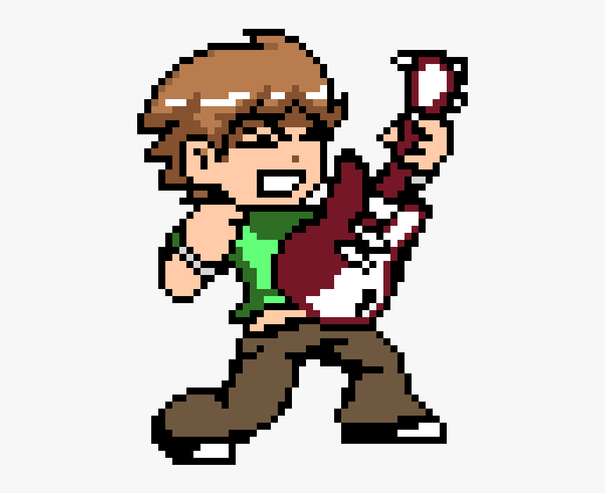 Pixel Art Scott Pilgrim Vs The World Game, HD Png Download, Free Download